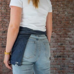Jannink Horeca bistro sloof (kort) spijkerstof denim