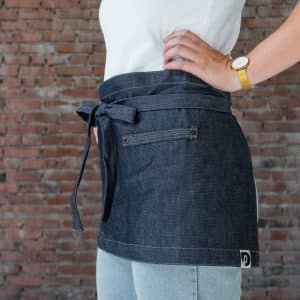 Jannink Horeca bistro sloof (kort) spijkerstof denim