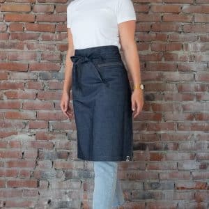 Jannink Horeca bistro sloof spijkerstof denim