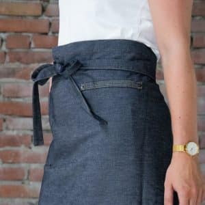 Jannink Horeca bistro sloof spijkerstof denim