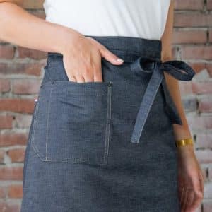 Jannink Horeca bistro sloof spijkerstof denim